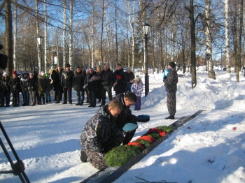 В Чайковском почтили память погибших воинов-интернационалистов