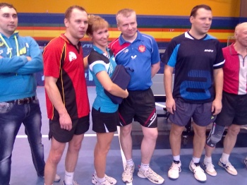 Теннисная сборная Чайковского одержала убедительную победу