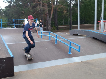 На набережной появилась скейт-зона для юных трюкачей