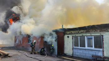 В Чайковском произошёл пожар в бывшем цехе машиностроительного завода «Точмаш»