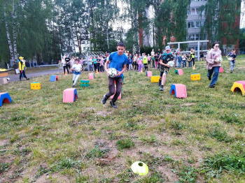 Для участников проекта «Бумеранг добра» провели спортивный праздник