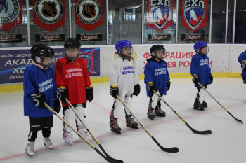 Юные чайковские хоккеистки получили мастер-класс от профессионалов