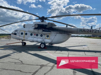 За год вертолёт санавиации в Прикамье эвакуировал 245 пациентов