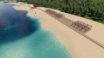 Городской пляж откроют к 1 июня