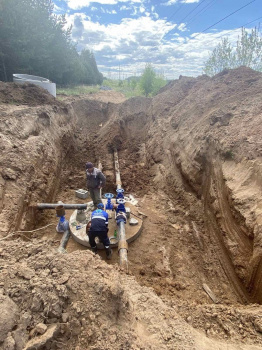 В Завьяловском микрорайоне строят водопровод